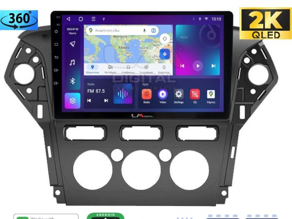 LM Digital - LM ZB8368 GPS Οθόνη OEM Multimedia Αυτοκινήτου για FORD MONDEO 2010 > 2013 (CarPlay/AndroidAuto/BT/GPS/WIFI/GPRS)