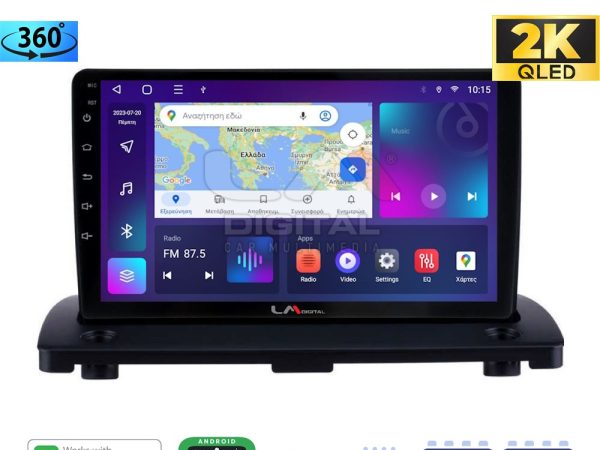LM Digital - LM ZB8385 GPS Οθόνη OEM Multimedia Αυτοκινήτου για VOLVO XC90 2002 > 2014 (CarPlay/AndroidAuto/BT/GPS/WIFI/GPRS)