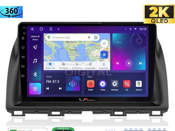 LM Digital - LM ZB8438 GPS Οθόνη OEM Multimedia Αυτοκινήτου για MAZDA CX5 2013>2017  (CarPlay/AndroidAuto/BT/GPS/WIFI/GPRS)