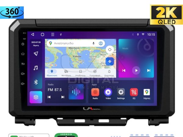 LM Digital - LM ZB8570 GPS Οθόνη OEM Multimedia Αυτοκινήτου για SUZUKI JIMNY 2018> (CarPlay/AndroidAuto/BT/GPS/WIFI/GPRS)