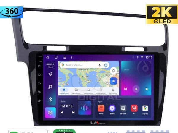 LM Digital - LM ZB8591B GPS Οθόνη OEM Multimedia Αυτοκινήτου για 0 (CarPlay/AndroidAuto/BT/GPS/WIFI/GPRS)