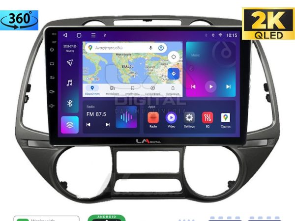LM Digital - LM ZB8837 GPS Οθόνη OEM Multimedia Αυτοκινήτου για Hyundai i20 2008 > 2014 (CarPlay/AndroidAuto/BT/GPS/WIFI/GPRS)