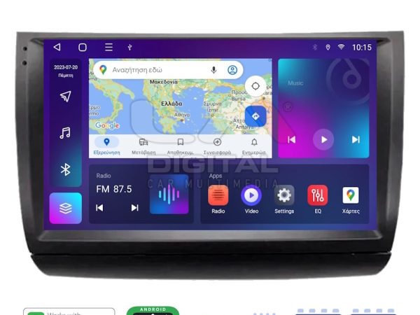 LM Digital - LM ZC8481 GPS Οθόνη OEM Multimedia Αυτοκινήτου για Toyota Prius 2002 > 2009 (CarPlay/AndroidAuto/BT/GPS/WIFI/GPRS)