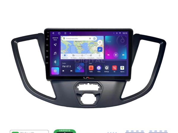 LM Digital - LM ZC8758 GPS Οθόνη OEM Multimedia Αυτοκινήτου για Ford Transit 2013 > 2018 (CarPlay/AndroidAuto/BT/GPS/WIFI/GPRS)