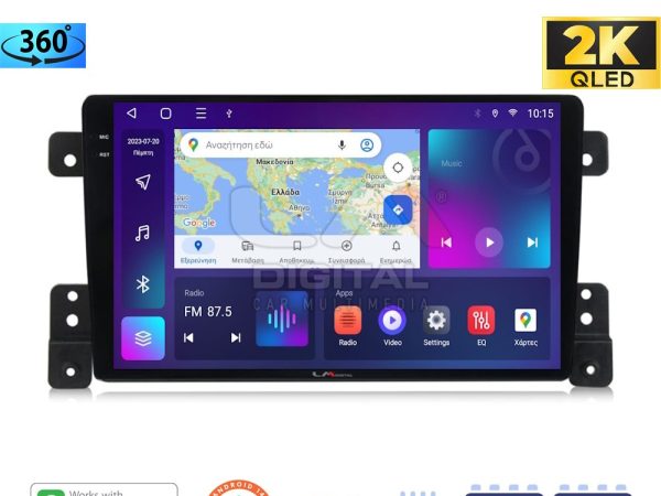 LM Digital - LM ZD8053 GPS Οθόνη OEM Multimedia Αυτοκινήτου για SUZUKI G.VITARA 2005>2015 (CarPlay/AndroidAuto/BT/GPS/WIFI/GPRS)