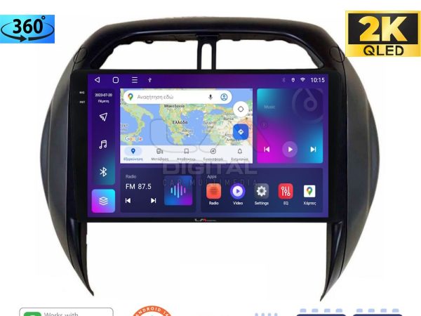 LM Digital - LM ZD8071CL GPS Οθόνη OEM Multimedia Αυτοκινήτου για Toyota Rav4 2000 > 2006 (CarPlay/AndroidAuto/BT/GPS/WIFI/GPRS)