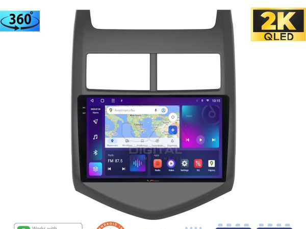 LM Digital - LM ZD8107 GPS Οθόνη OEM Multimedia Αυτοκινήτου για CHEVROLET AVEO 2012> (CarPlay/AndroidAuto/BT/GPS/WIFI/GPRS)