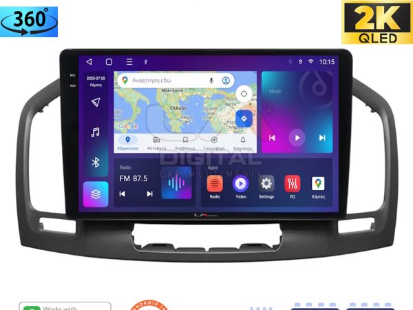 LM Digital - LM ZD8114 GPS Οθόνη OEM Multimedia Αυτοκινήτου για OPEL INSIGNIA 2007-2013 (CarPlay/AndroidAuto/BT/GPS/WIFI/GPRS)