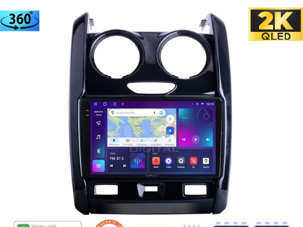 LM Digital - LM ZD8158 GPS Οθόνη OEM Multimedia Αυτοκινήτου για DACIA DUSTER 2013>2019 (CarPlay/AndroidAuto/BT/GPS/WIFI/GPRS)