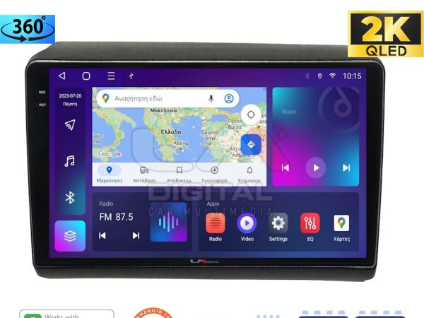 LM Digital - LM ZD8194 GPS Οθόνη OEM Multimedia Αυτοκινήτου για Fiat Ducato - Citroen Jumper - Peugeot Partner 2012>
Μόνο αν έχει εργοστασιακό μηχάνημα (CarPlay/AndroidAuto/BT/GPS/WIFI/GPRS)