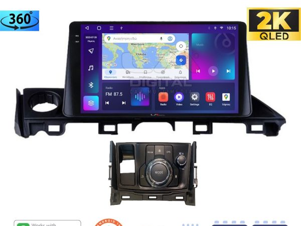 LM Digital - LM ZD8214 GPS Οθόνη OEM Multimedia Αυτοκινήτου για Mazda 6 2017 > 2020 (CarPlay/AndroidAuto/BT/GPS/WIFI/GPRS)