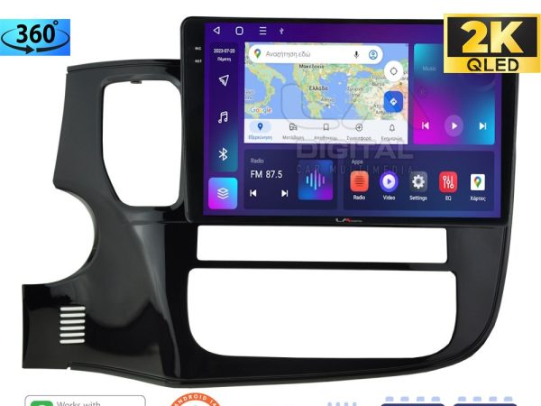 LM Digital - LM ZD8231 GPS Οθόνη OEM Multimedia Αυτοκινήτου για MITSUBISHI OUTLANDER  2013> (CarPlay/AndroidAuto/BT/GPS/WIFI/GPRS)