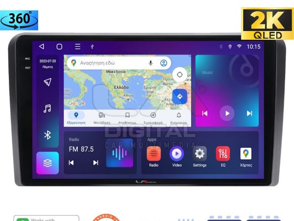 LM Digital - LM ZD8233 GPS Οθόνη OEM Multimedia Αυτοκινήτου για MITSUBIUSHI L200 2020> (CarPlay/AndroidAuto/BT/GPS/WIFI/GPRS)