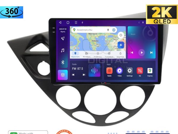 LM Digital - LM ZD8236 GPS Οθόνη OEM Multimedia Αυτοκινήτου για Ford Focus 1998 > 2004 (CarPlay/AndroidAuto/BT/GPS/WIFI/GPRS)