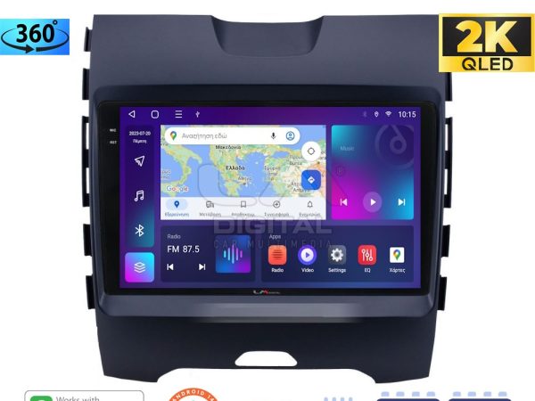 LM Digital - LM ZD8248 GPS Οθόνη OEM Multimedia Αυτοκινήτου για Ford Edge 2016 > (CarPlay/AndroidAuto/BT/GPS/WIFI/GPRS)