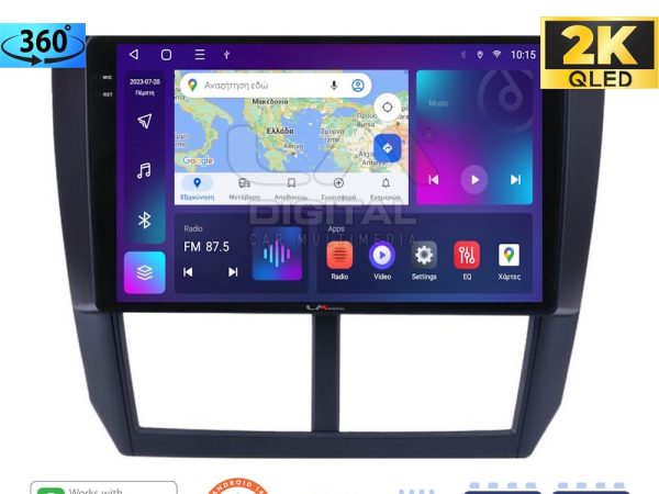 LM Digital - LM ZD8272 GPS Οθόνη OEM Multimedia Αυτοκινήτου για SUBARU IMPREZA-FORESTER 2009>2012 (CarPlay/AndroidAuto/BT/GPS/WIFI/GPRS)