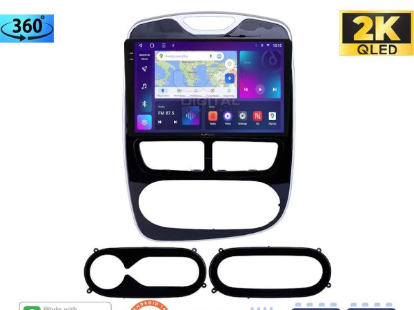 LM Digital - LM ZD8320 GPS Οθόνη OEM Multimedia Αυτοκινήτου για RENAULT CLIO 2012 > 2015  (CarPlay/AndroidAuto/BT/GPS/WIFI/GPRS)
