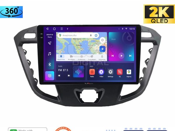 LM Digital - LM ZD8366 GPS Οθόνη OEM Multimedia Αυτοκινήτου για TRANSIT CUSTOM - TOURNEO CUSTOM 2013> (CarPlay/AndroidAuto/BT/GPS/WIFI/GPRS)