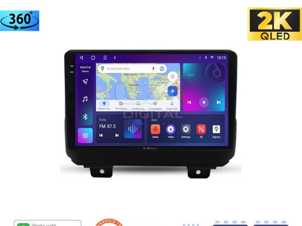 LM Digital - LM ZD8746 GPS Οθόνη OEM Multimedia Αυτοκινήτου για JEEP  WRANGLER 2018>  (CarPlay/AndroidAuto/BT/GPS/WIFI/GPRS)
