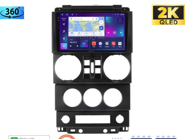 LM Digital - LM ZD8748 GPS Οθόνη OEM Multimedia Αυτοκινήτου για JEEP WRANGLER 2007 > 2011 (CarPlay/AndroidAuto/BT/GPS/WIFI/GPRS)