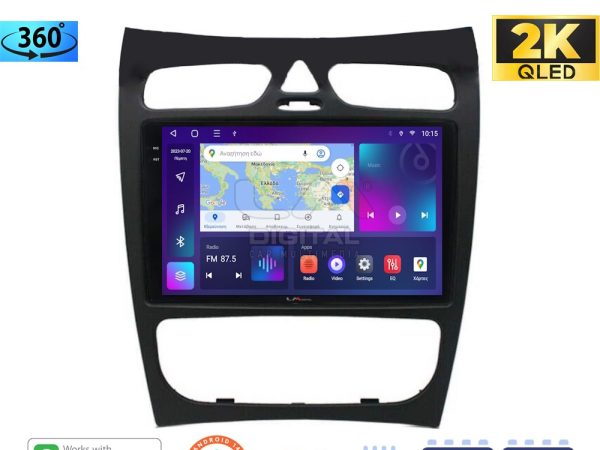 LM Digital - LM ZD8812 GPS Οθόνη OEM Multimedia Αυτοκινήτου για Mercedes CLK (W209) 2000 > 2004 (CarPlay/AndroidAuto/BT/GPS/WIFI/GPRS)