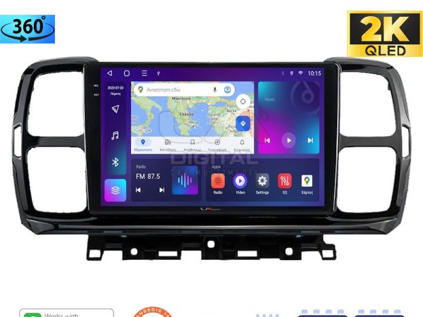 LM Digital - LM ZD8996 GPS Οθόνη OEM Multimedia Αυτοκινήτου για Citroen C5 AirCross 2017 > 2021 (CarPlay/AndroidAuto/BT/GPS/WIFI/GPRS)