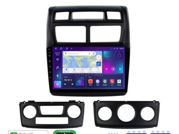 LM Digital - LM ZE8023 GPS Οθόνη OEM Multimedia Αυτοκινήτου για KIA SPORTAGE 2004>2010 (CarPlay/AndroidAuto/BT/GPS/WIFI/GPRS)
