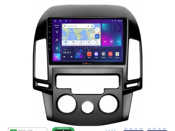 LM Digital - LM ZE8043AC GPS Οθόνη OEM Multimedia Αυτοκινήτου για HYUNDAI i30 2007-2012  (CarPlay/AndroidAuto/BT/GPS/WIFI/GPRS)