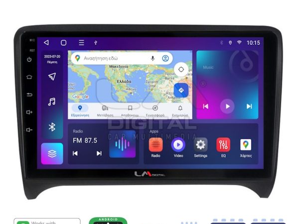 LM Digital - LM ZE8078 GPS Οθόνη OEM Multimedia Αυτοκινήτου για AUDI TT  2007 > 2014 (CarPlay/AndroidAuto/BT/GPS/WIFI/GPRS)