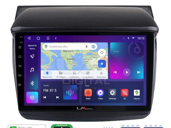 LM Digital - LM ZE8094 GPS Οθόνη OEM Multimedia Αυτοκινήτου για MITSUBISHI L200 2006 > 2014 (CarPlay/AndroidAuto/BT/GPS/WIFI/GPRS)