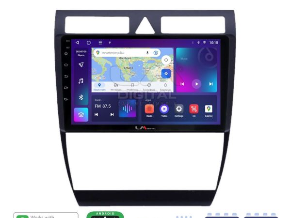 LM Digital - LM ZE8102 GPS Οθόνη OEM Multimedia Αυτοκινήτου για Audi A6 1998 > 2004 (CarPlay/AndroidAuto/BT/GPS/WIFI/GPRS)