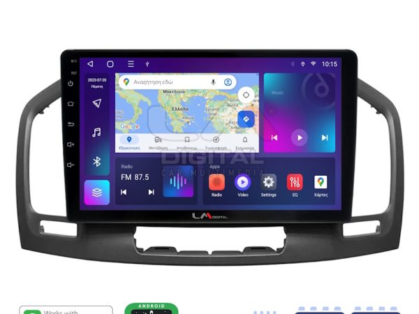 LM Digital - LM ZE8114 GPS Οθόνη OEM Multimedia Αυτοκινήτου για OPEL INSIGNIA 2007-2013 (CarPlay/AndroidAuto/BT/GPS/WIFI/GPRS)