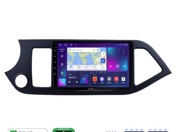 LM Digital - LM ZE8120 GPS Οθόνη OEM Multimedia Αυτοκινήτου για KIA PICCANTO 2011>2017 (CarPlay/AndroidAuto/BT/GPS/WIFI/GPRS)