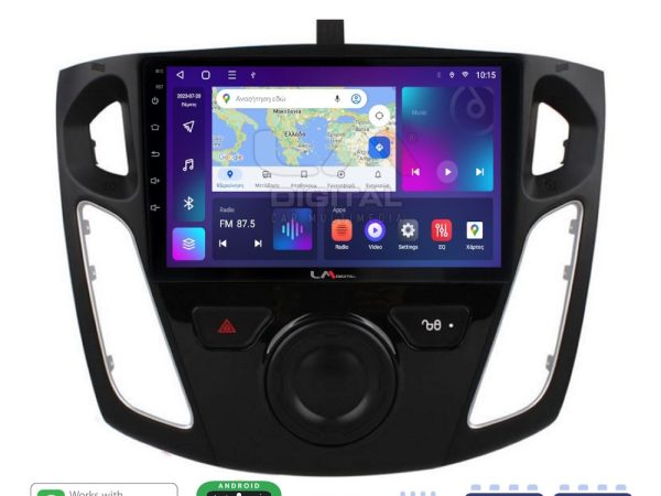 LM Digital - LM ZE8150 GPS Οθόνη OEM Multimedia Αυτοκινήτου για FORD FOCUS 2015>2018 (CarPlay/AndroidAuto/BT/GPS/WIFI/GPRS)