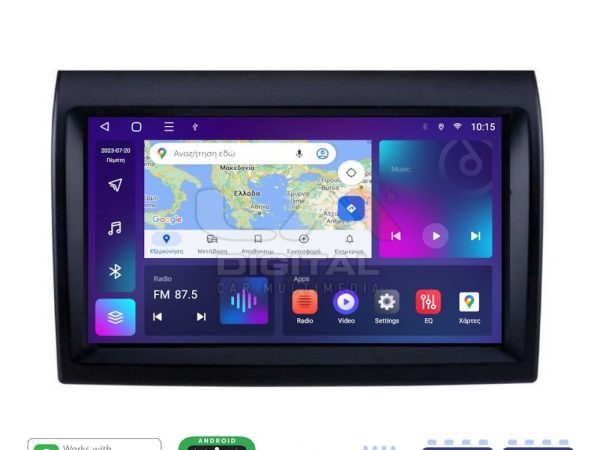 LM Digital - LM ZE8193 GPS Οθόνη OEM Multimedia Αυτοκινήτου για DUCATO, BOXER, JUMBER  (CarPlay/AndroidAuto/BT/GPS/WIFI/GPRS)