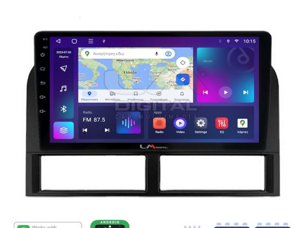LM Digital - LM ZE8201 GPS Οθόνη OEM Multimedia Αυτοκινήτου για Jeep Gran Cherokee 1999 > 2004 (CarPlay/AndroidAuto/BT/GPS/WIFI/GPRS)