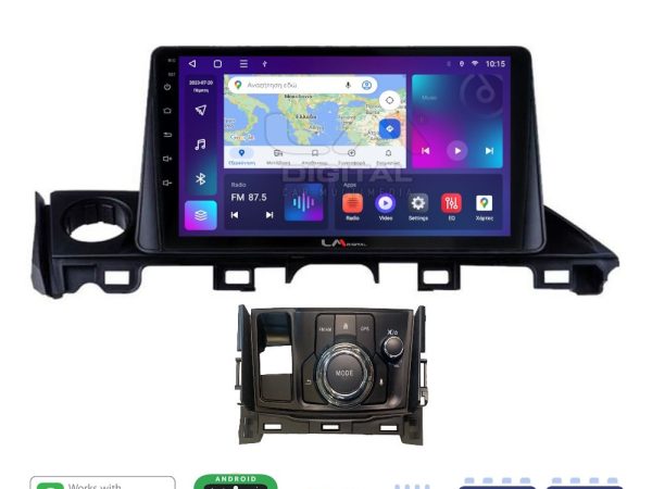 LM Digital - LM ZE8214 GPS Οθόνη OEM Multimedia Αυτοκινήτου για Mazda 6 2017 > 2020 (CarPlay/AndroidAuto/BT/GPS/WIFI/GPRS)