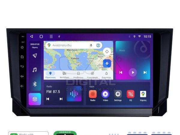 LM Digital - LM ZE8222 GPS Οθόνη OEM Multimedia Αυτοκινήτου για Seat Ibiza - Arona 2018> (CarPlay/AndroidAuto/BT/GPS/WIFI/GPRS)