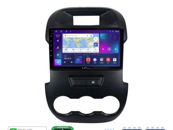 LM Digital - LM ZE8245 GPS Οθόνη OEM Multimedia Αυτοκινήτου για FORD RANGER 2011> 2015 (CarPlay/AndroidAuto/BT/GPS/WIFI/GPRS)