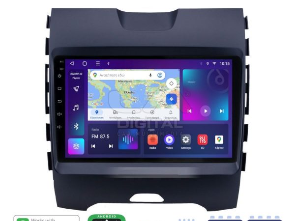 LM Digital - LM ZE8248 GPS Οθόνη OEM Multimedia Αυτοκινήτου για Ford Edge 2016 > (CarPlay/AndroidAuto/BT/GPS/WIFI/GPRS)
