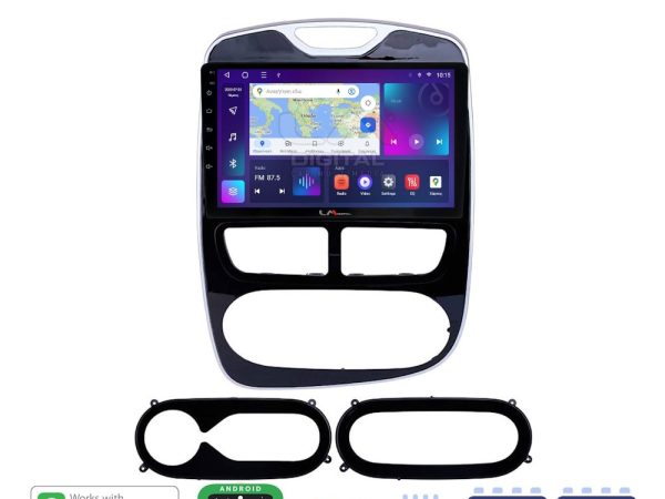 LM Digital - LM ZE8320 GPS Οθόνη OEM Multimedia Αυτοκινήτου για RENAULT CLIO 2012 > 2015  (CarPlay/AndroidAuto/BT/GPS/WIFI/GPRS)