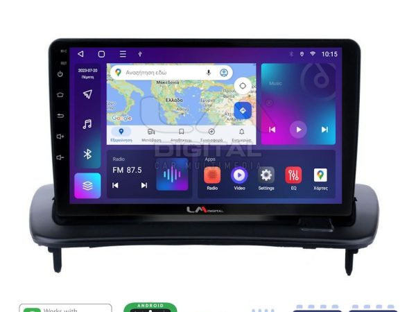 LM Digital - LM ZE8387 GPS Οθόνη OEM Multimedia Αυτοκινήτου για Volvo S40-C30-C70 (CarPlay/AndroidAuto/BT/GPS/WIFI/GPRS)