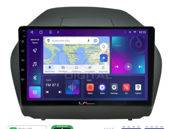 LM Digital - LM ZE8414 GPS Οθόνη OEM Multimedia Αυτοκινήτου για HYUNDAI IX35 2009>2015  (CarPlay/AndroidAuto/BT/GPS/WIFI/GPRS)