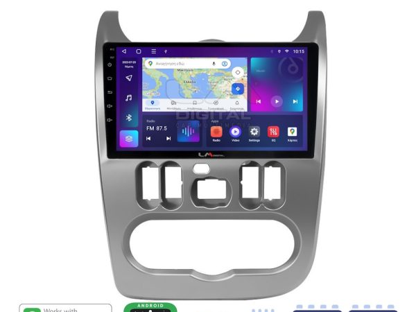 LM Digital - LM ZE8432 GPS Οθόνη OEM Multimedia Αυτοκινήτου για DACIA DUSTER 2006>2012  (CarPlay/AndroidAuto/BT/GPS/WIFI/GPRS)