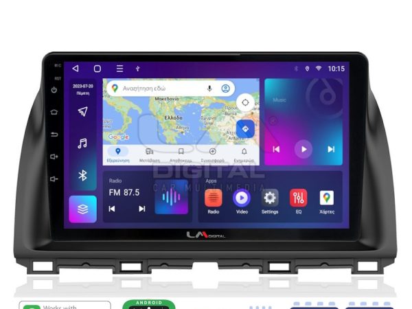 LM Digital - LM ZE8438 GPS Οθόνη OEM Multimedia Αυτοκινήτου για MAZDA CX5 2013>2017  (CarPlay/AndroidAuto/BT/GPS/WIFI/GPRS)