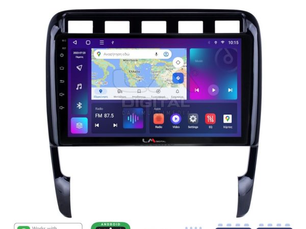 LM Digital - LM ZE8443 GPS Οθόνη OEM Multimedia Αυτοκινήτου για PORSCHE CAYENNE 2002>2011 (CarPlay/AndroidAuto/BT/GPS/WIFI/GPRS)