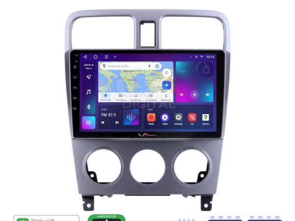 LM Digital - LM ZE8526 GPS Οθόνη OEM Multimedia Αυτοκινήτου για SUBARU FORESTER 2002>2007 (CarPlay/AndroidAuto/BT/GPS/WIFI/GPRS)