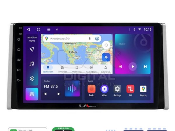 LM Digital - LM ZE8572 GPS Οθόνη OEM Multimedia Αυτοκινήτου για TOYOTA RAV 4  2019 >  (CarPlay/AndroidAuto/BT/GPS/WIFI/GPRS)