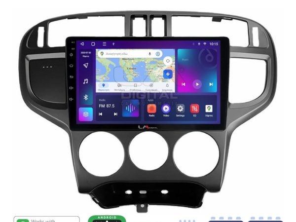 LM Digital - LM ZE8600 GPS Οθόνη OEM Multimedia Αυτοκινήτου για Hyundai Matrix 2001 > 2011 (CarPlay/AndroidAuto/BT/GPS/WIFI/GPRS)