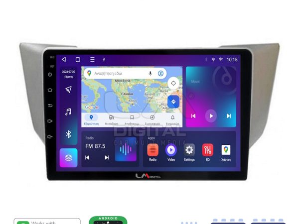 LM Digital - LM ZE8620 GPS Οθόνη OEM Multimedia Αυτοκινήτου για LEXUS RS 2003>2009 (CarPlay/AndroidAuto/BT/GPS/WIFI/GPRS)